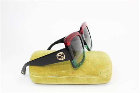 fake gucci red and green sunglasses|authentic gucci sunglasses excellent condition.